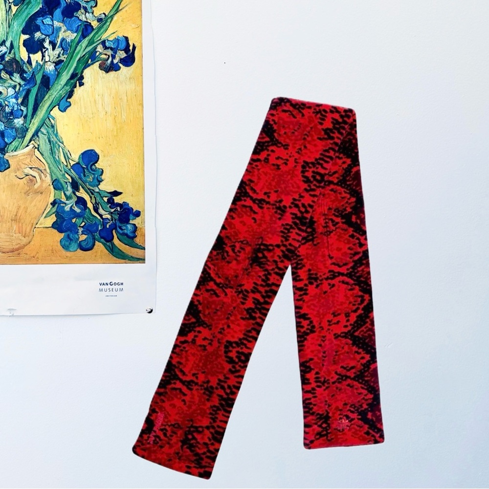 Adidas Ivy Park Red and Black Scarf